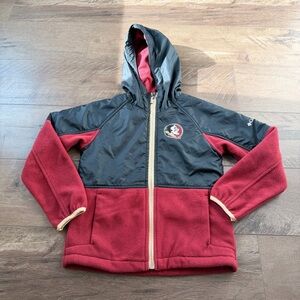 XS(6-7) Columbia Florida State Seminoles Flanker fleece jacket